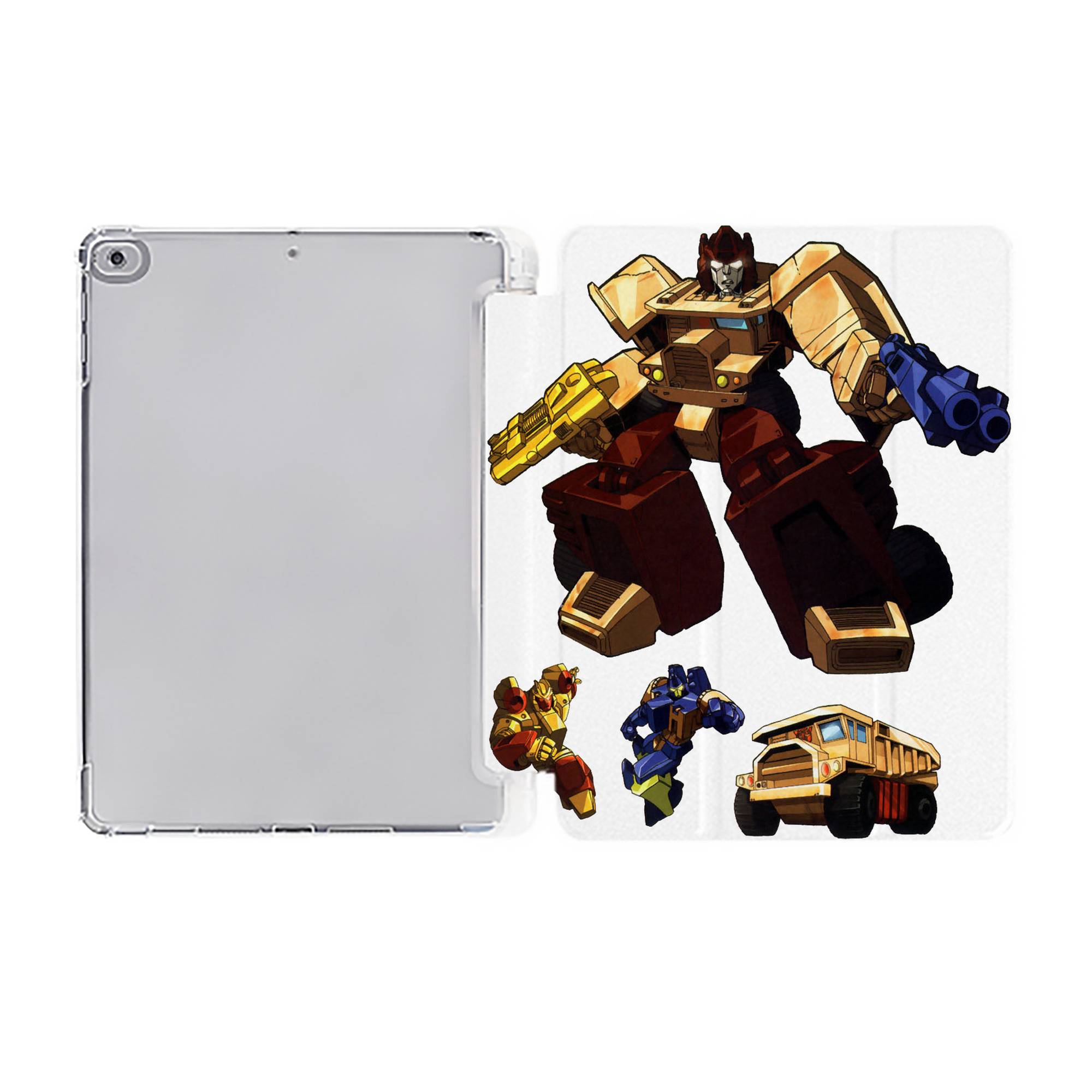 （画像用）  IPad ケース ペン収納付き 三つ折りスタンド PUレザー×シリコン 対応機種9.5/10.5/10.9インチ